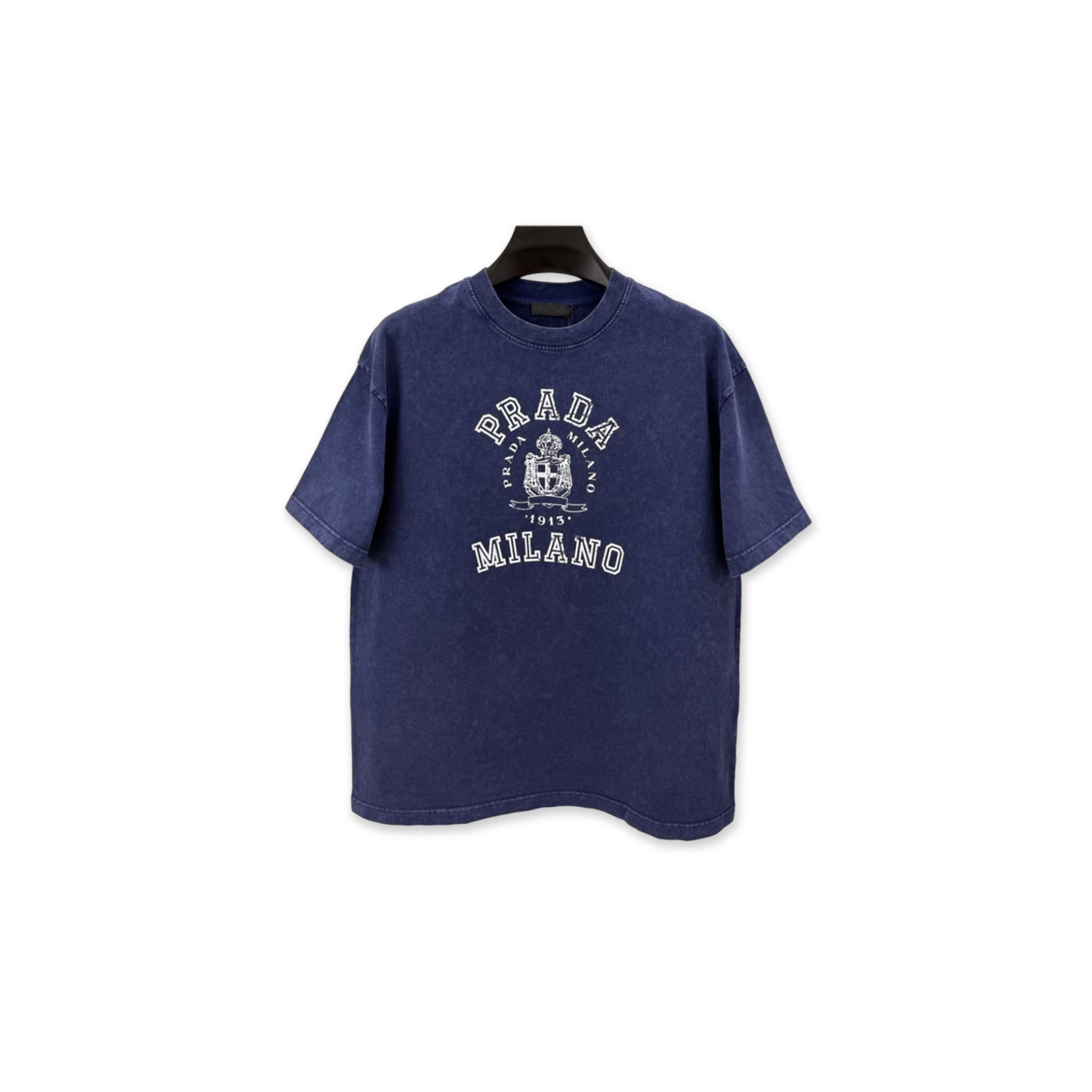 PRADA PRINTED JERSEY T-SHIRT